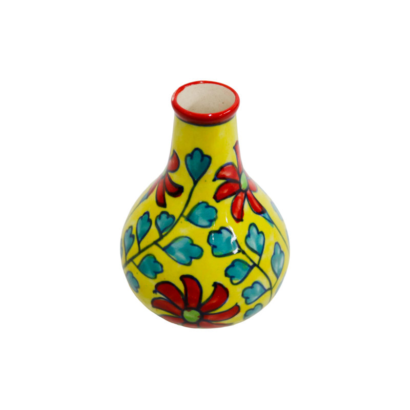 Multicolore porte-fleurs en céramique Home & Manor