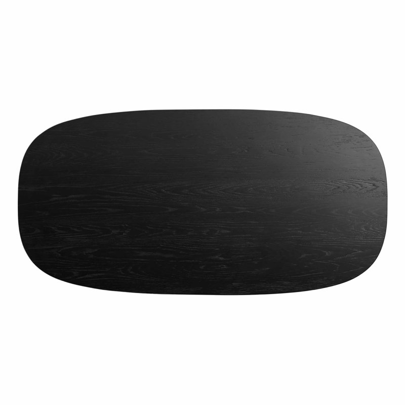 Good Times Solid Wood Coffee Table, Black Ash