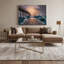 Art mural sur toile noir Coastal Pier-966977094