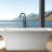 Matte Black Freestanding Bathtub Faucet With Hand Shower, Quality Assurance System Black, Reliable