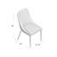 Chaise d'appoint en lin Leonitus-23497630