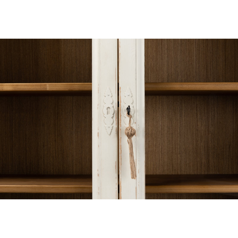 Wilkesville Solid Wood China Cabinet, White