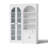 86.6'' H X 63'' W Arched Display Cabinet