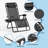 Zero Gravity Chairs Recliners Outdoor Adjustable Foldable Reclining Lounge Chairs with Cup Holder-1968051621