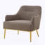 Chaise d'appoint moderne avec fauteuil rembourré-129859710