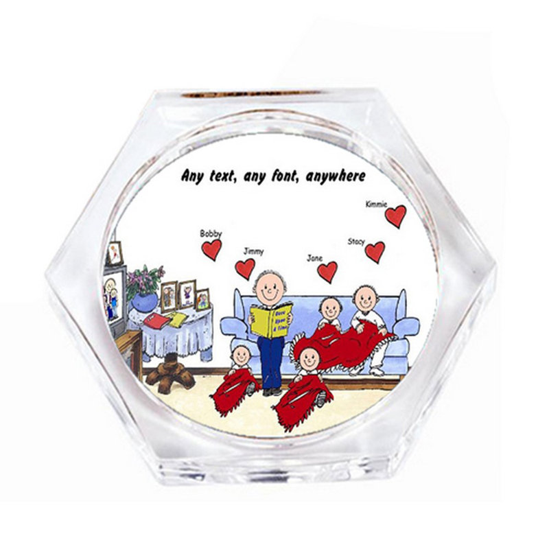 Petite anges 4 avec parfait pour les sous-verres dad, Oui