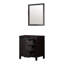 Meuble-lavabo gris foncé 30 po X P 22 po D et 28 po Miroir-117984780