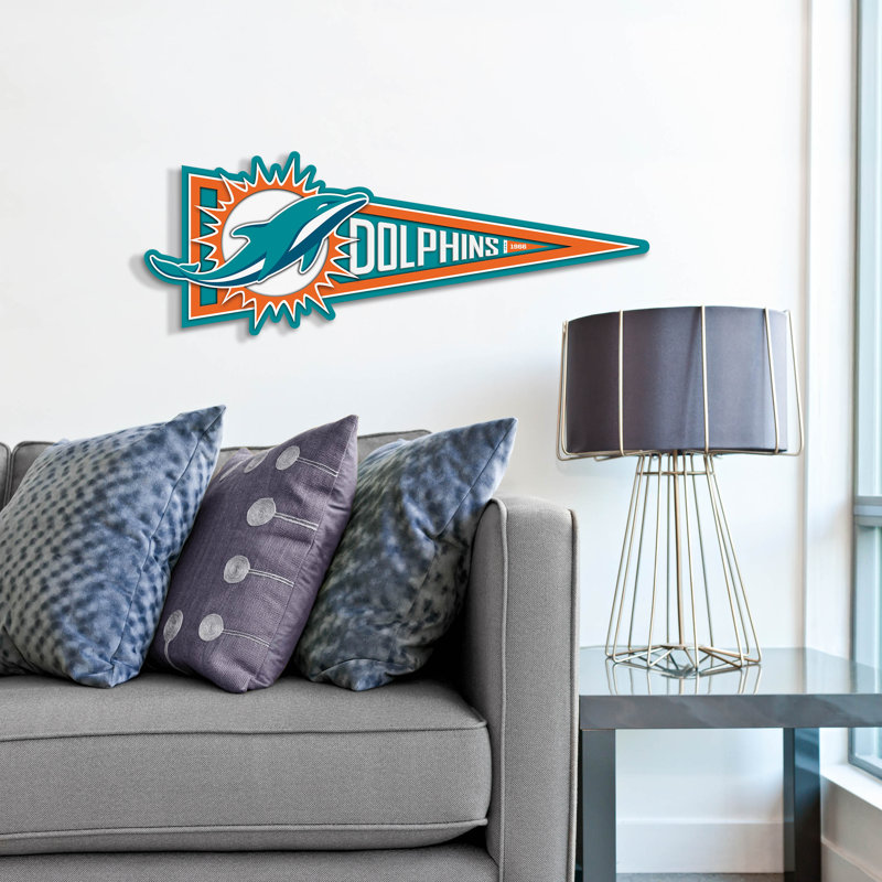 NFL Miami Dolphins Pennant Sign