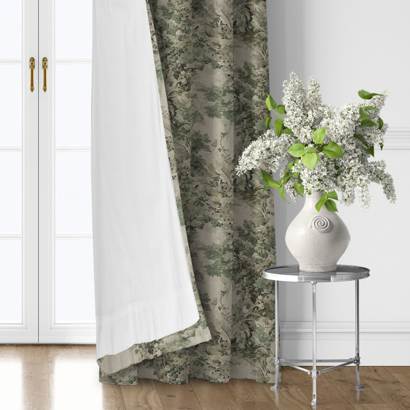 Ensemble de 2 rideaux en coton avec œillets Dolce, L 50 po x L 204 po