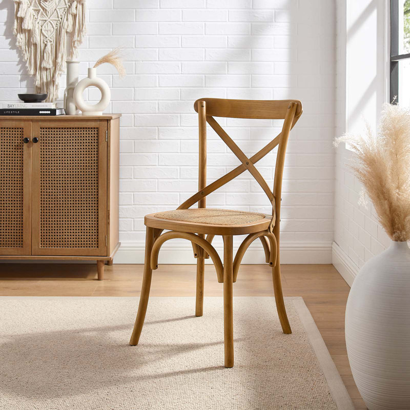 Modway Gear Dining Side Chair, Dark Walnut, 1