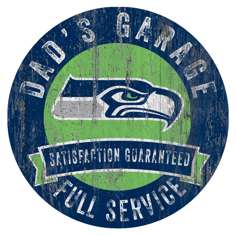 Décoration murale NFL Dad's Garage, Seahawks de Seattle