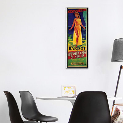 Affiche « les week-ends de Neron film » par radio Days-impression d’art graphique