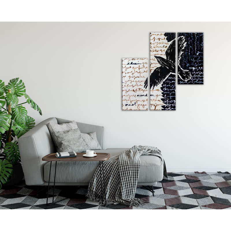 Stunning 3-Piece Decorative Canvas Painting Set, 100% Wooden Frame, 7.9 x 15.7 inches (2 Pieces) & 7.9 x 23.6 inches (1 Piece) | 50% Cotton / 50% Polyester, Vibrant Digital Printing | Perfect for Home Décor & Art Lovers