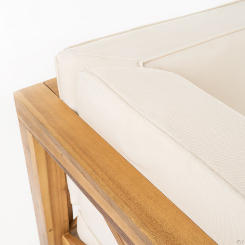 FAUTEUIL DE COIN BRAVA, Bois, Beige