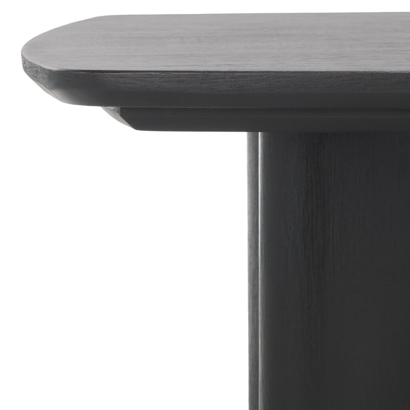Barnard Rectangle Wood Coffee Table, Black