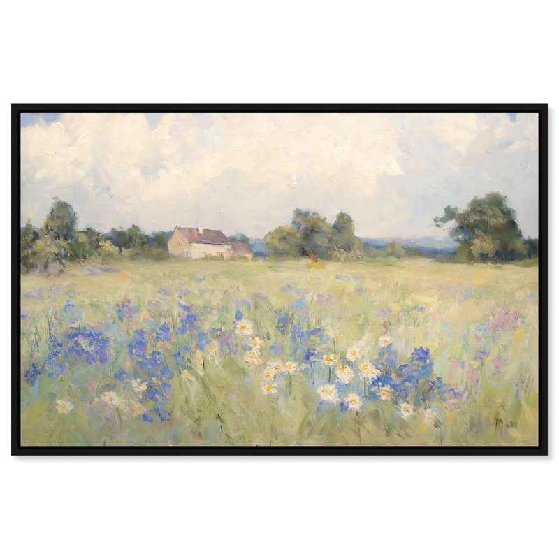 Enchanting Vista Canvas Landscape & Nature Print by Oliver Gal, Black Frame, 15 x 10, Black Frame, 21"H x 31"W