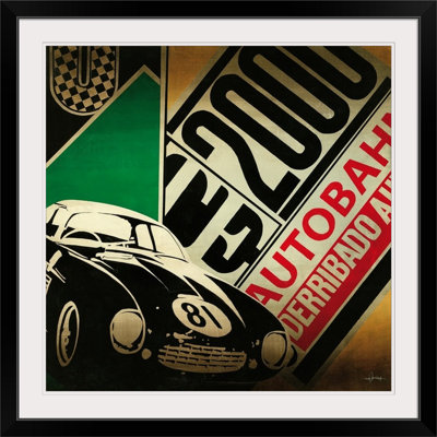 «Autobahn» par KC Haxton, impression d'art graphique Vittori