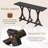 59.8'' Wooden Console Table Hallway Foyer Table