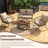 Boho-Inspired Conversation Patio Set
