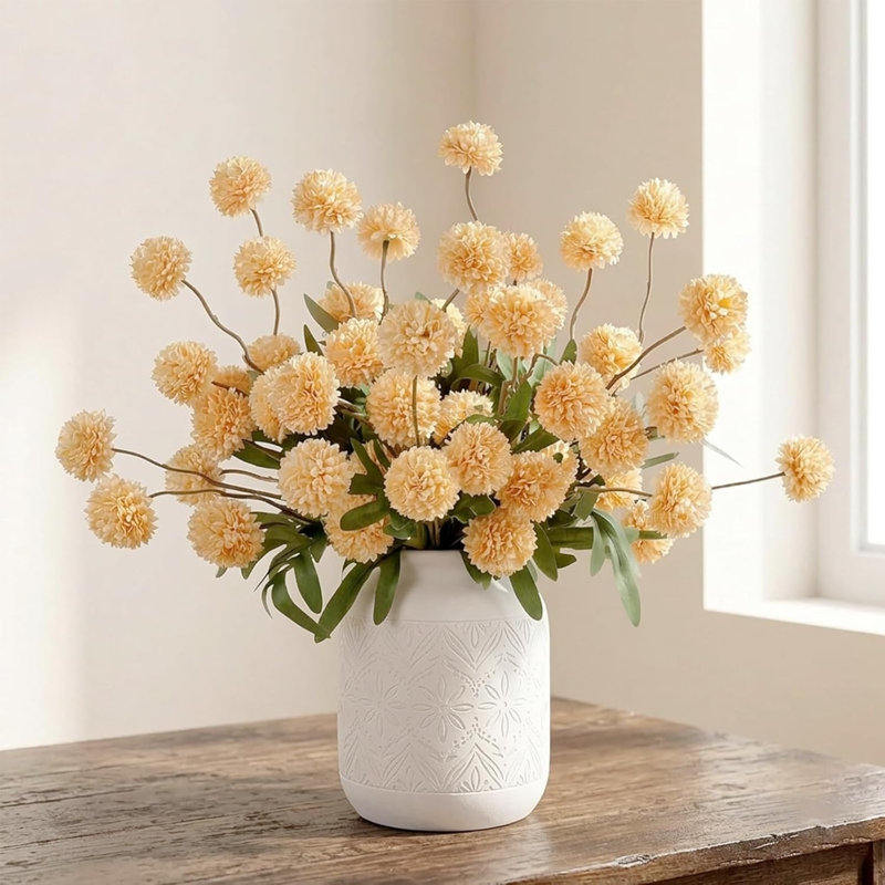 Imitation chrysanthème crème