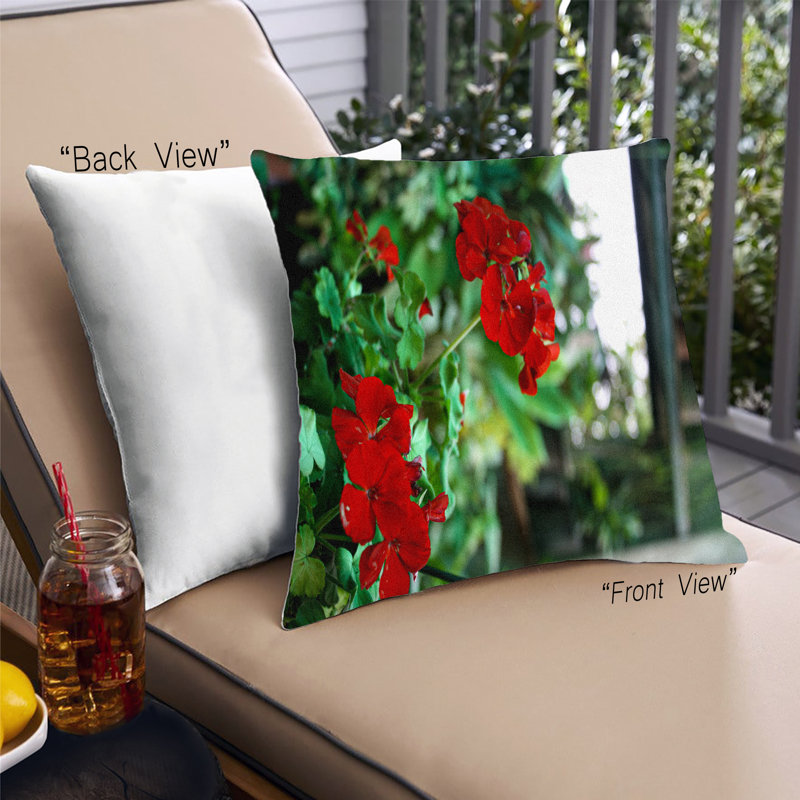 Coussin Plants Flower 149, Microsuède