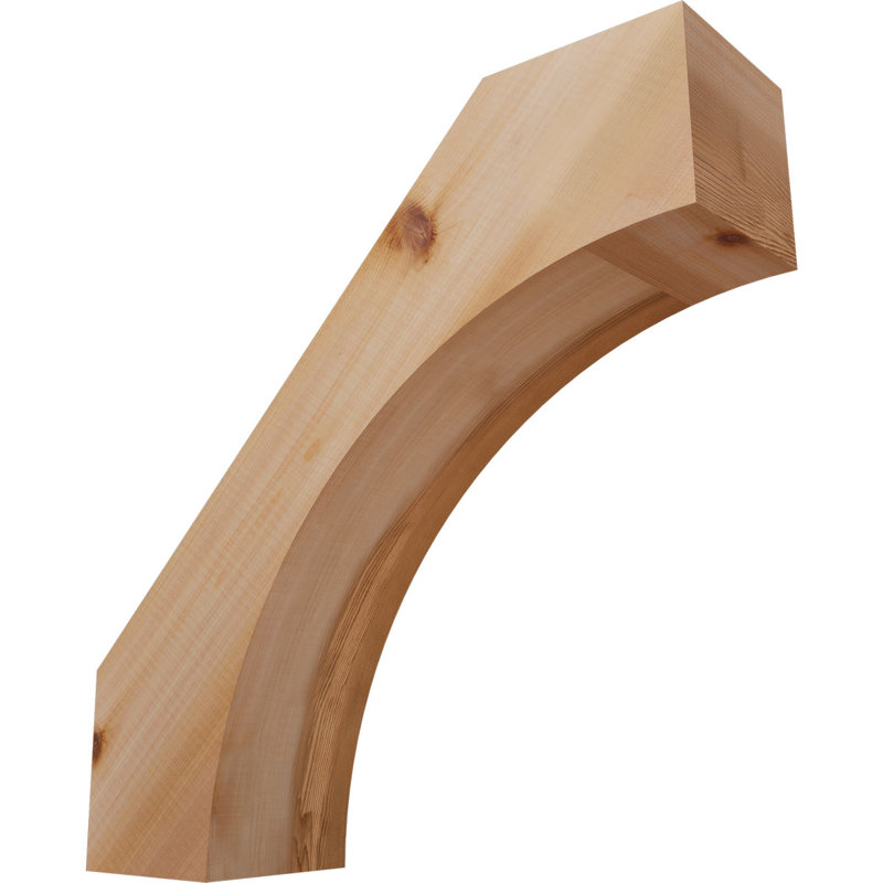 Westlake Knee Brace, Western Red Cedar, 20" H x 5.5" W x 20" D, Smooth
