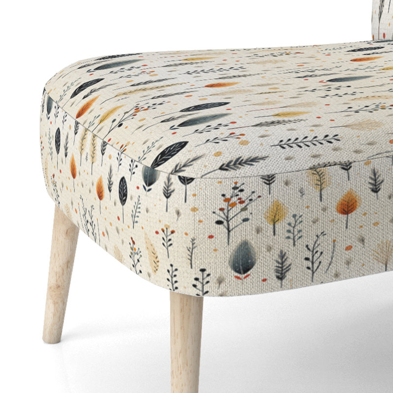 Chaise d'appoint rembourrée Boho