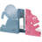 Elephant & Piggie Set Of Durable Metal Bookends 9”H X 4”W X 7”D