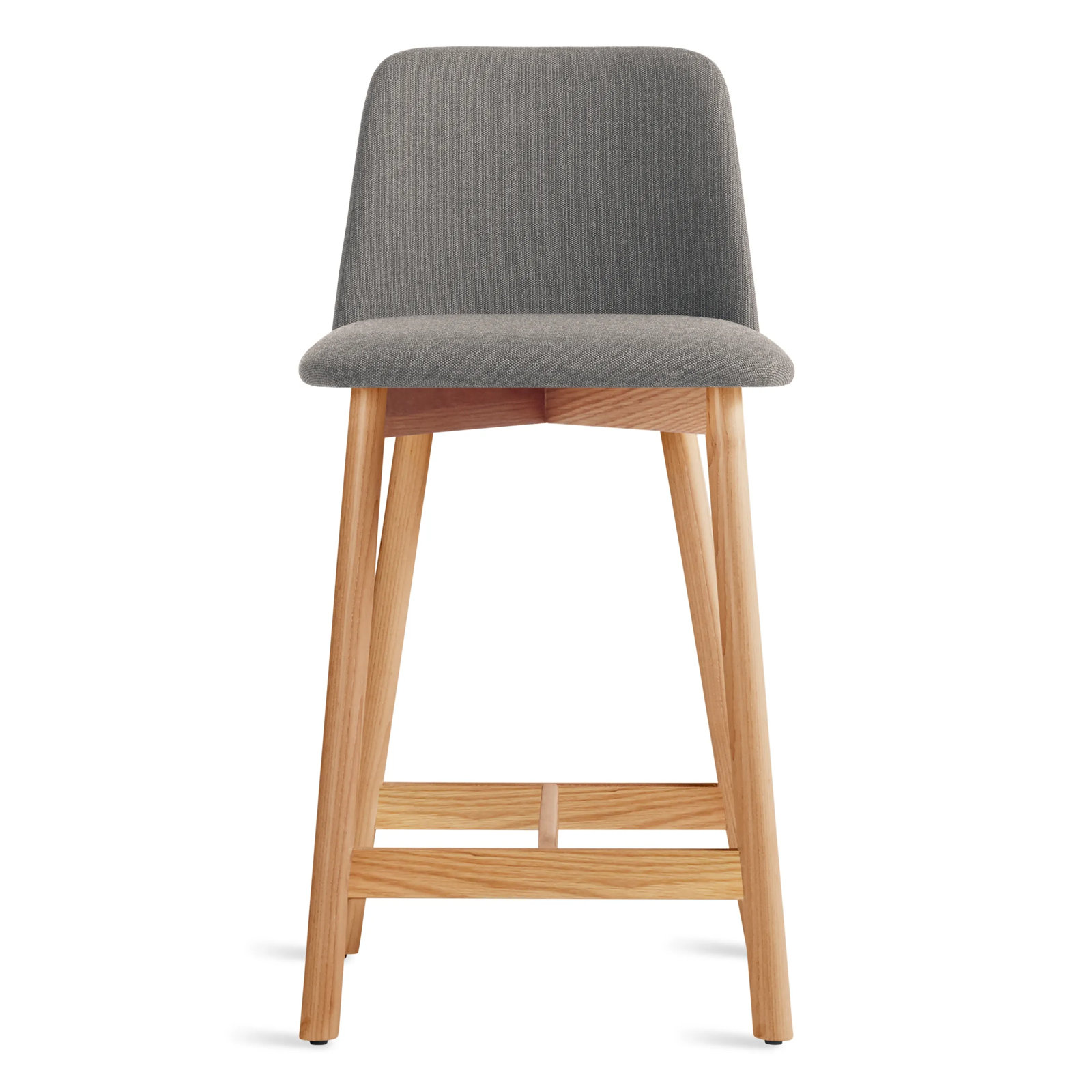 Chip Stool, White Oak, Pewter, Counter Stool (25.1" Seat Height)