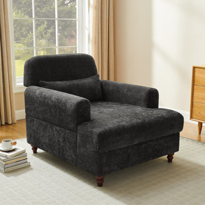 36‘’ Modern Upholstered Indoor Chaise Lounge