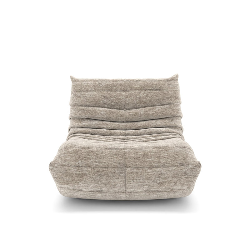 Fauteuil d'appoint rembourré moderne Aria, Taupe