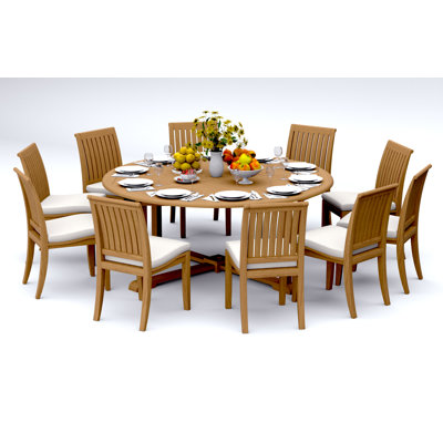 Lagos Outdoor - Piece Teak Dining Set