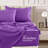 Lux Decor 6-Piece Ultra-Soft Microfiber Sheet Set Deep Pocket Fitted Sheet, Wrinkle & Fade-Resistant, Hotel Quality Bedding-1581428041-1581428042