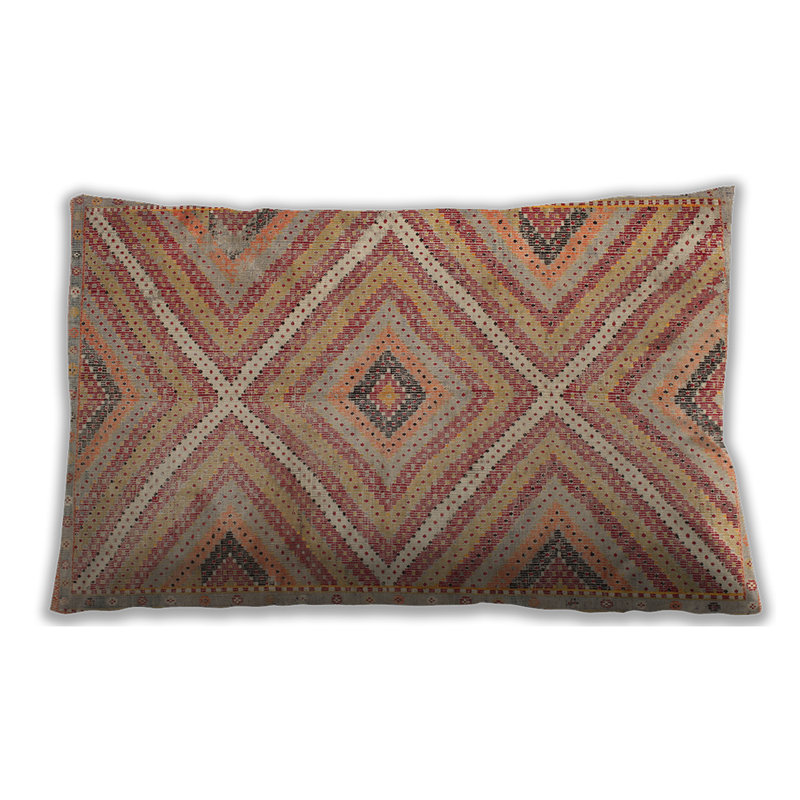 Floral Throw Pillow, Synthetic