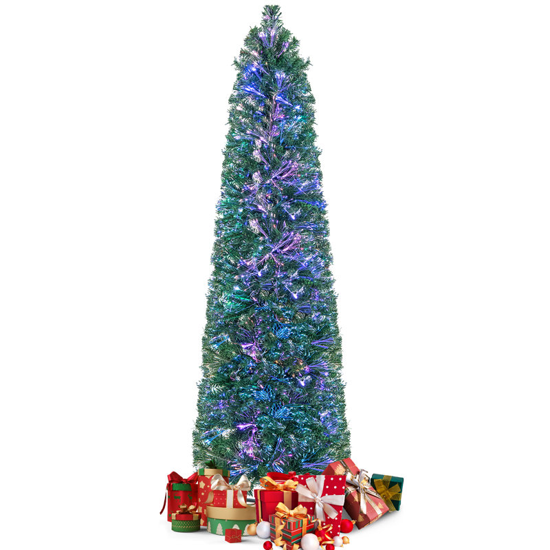 Arbre de Noël illuminé pin artificiel, 6 pi