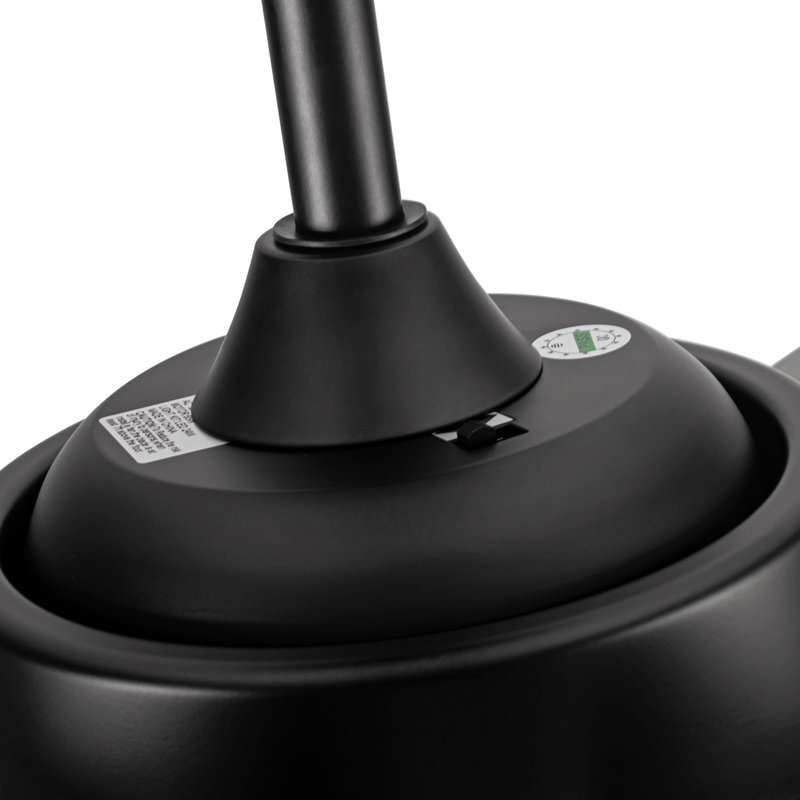 Ventilateur de plafond 52 po avec pales et lumière noire intégrée avec télécommande et 4 pales