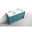Ensemble de meuble-lavabo double 60 po-84921296