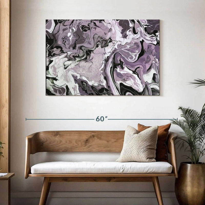 Avery Abide Plum, 30" H x 45" W