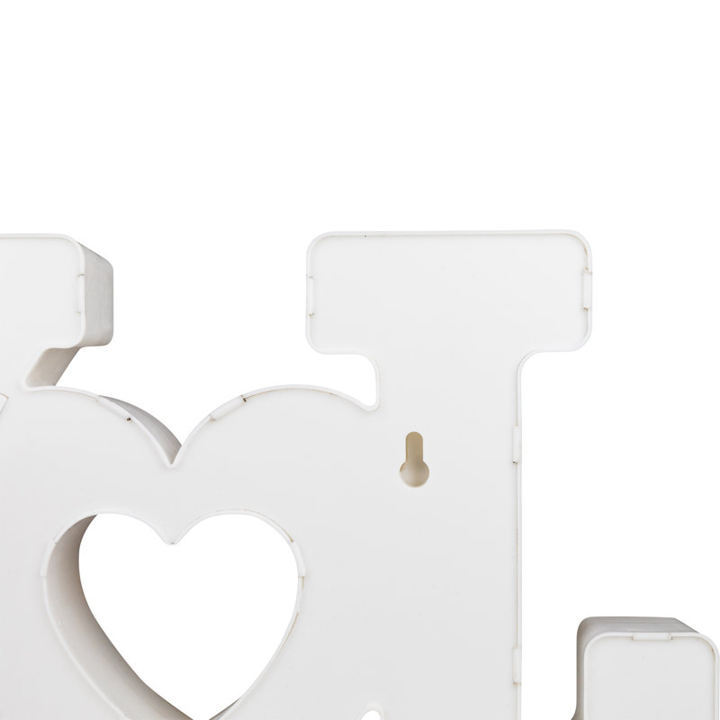 Enseigne murale 12,75 "White" Joy