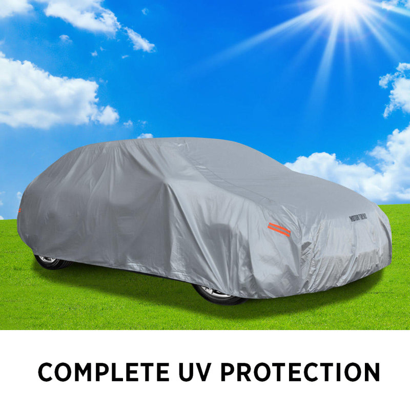 Elastic Mildew Resistant Automobile Cover By ANMINY, Gray