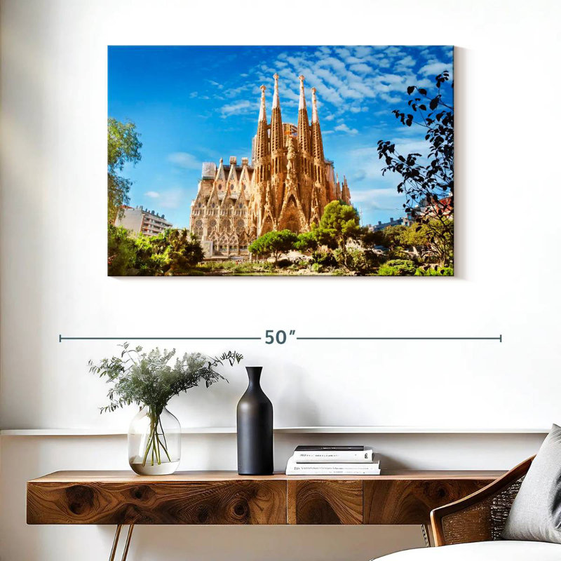 Église R camion Sagrada Familia, H 26 po x l 39 po