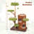 Multi-level Cat Tree With Double Decker Cat House Scratching Posts & Sisal Panel