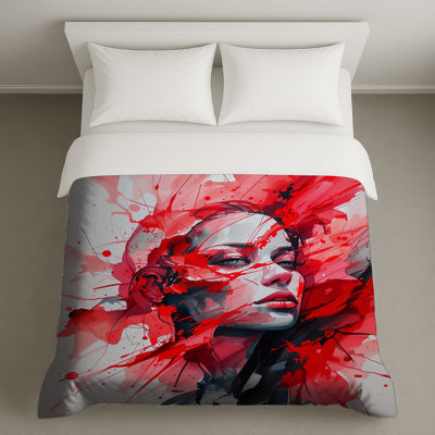 Portrait Bedding Art Duvet Cover Modern