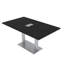 Table de conférence rectangulaire avec base en métal double | Unité électrique-114068067-88686015-88685986
