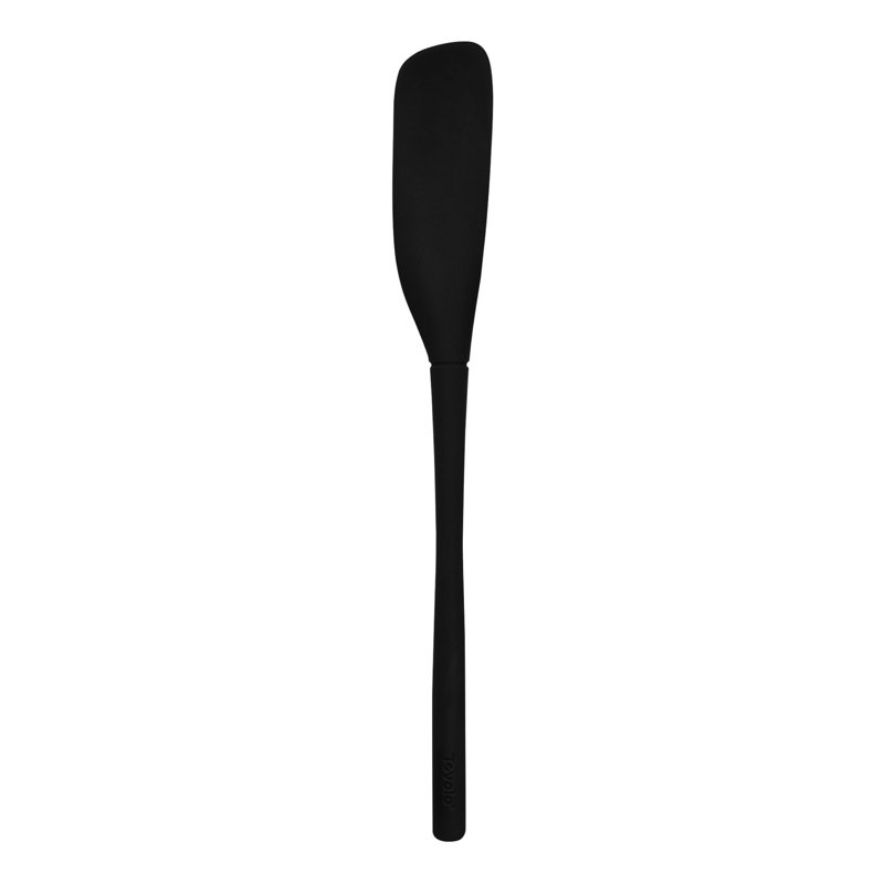 Tovolo Flex-Core® All Silicone Jar Scraper, Black