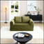 Canapé-lit pliant convertible 2-en-1, canapé-lit en velours côtelé moderne avec 2 coussins, causeuse futon rembourrée et désossée avec lit escamotable, canapé modulaire pliant pour le salon-770008376