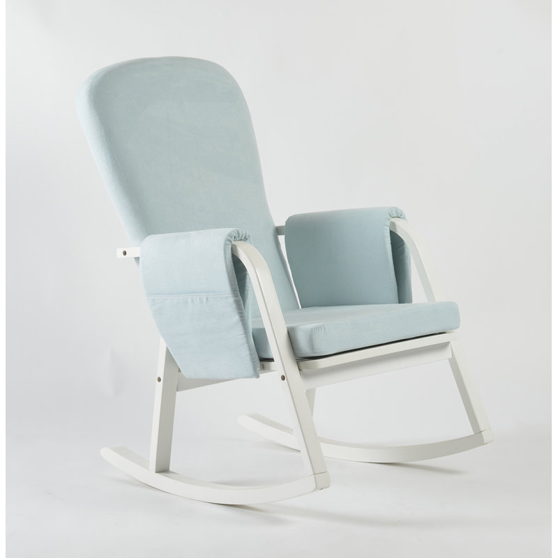 Chaise berçante Aadrian, Bleu