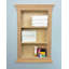 Tablette murale encastrée en bois Fox Hollow Furnishings 14 x 24 Elliot Craftsman-125111133-125111141