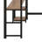 Mandy Full Size Metal Loft Bed with Built-in Desk-1281868444