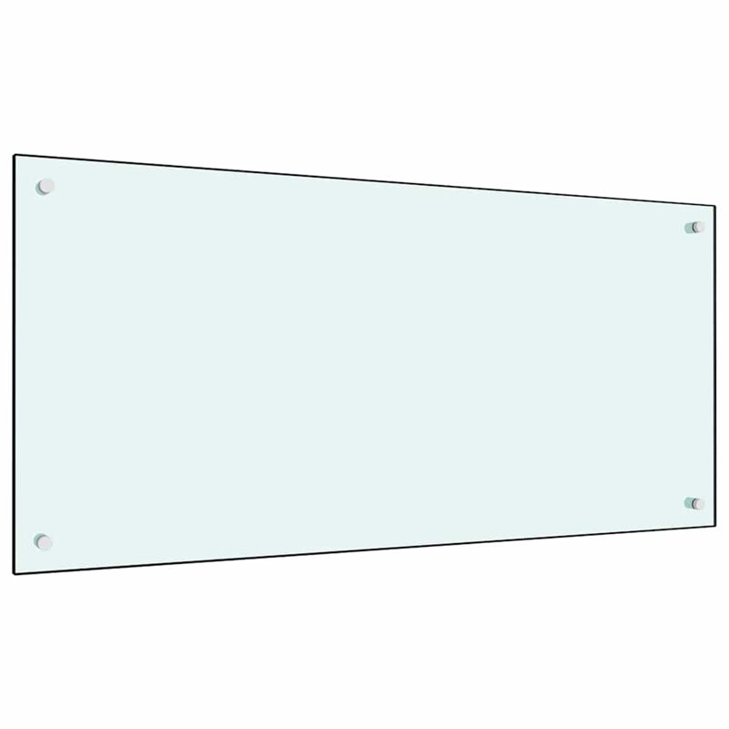 Dosseret de cuisine blanc 2 pièces 39,37 x 19,69 po Vidaxl